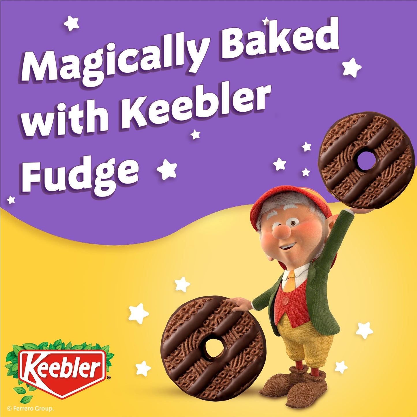 Keebler Fudge Stripe Double Fudge Cookies - 11.5Oz