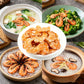 DABC OAK LAND Dried Shrimp - Medium Large 8oz, Sun Dried Seafood for Snacks, Salad, Pad Thai or Soup, Fresh-Caught USA
