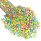 Sentovac Flowers Sprinkles Edible Spring Sprinkles Pink Yellow Blue Green Mix For Cake Decorating Candy Cupcake Cake Topper Cook