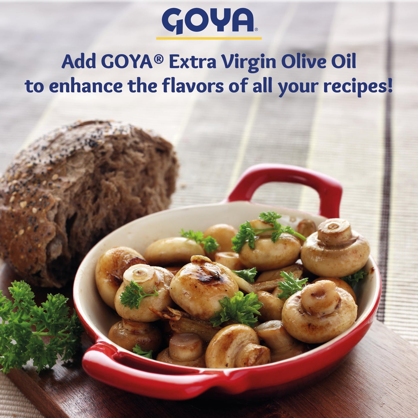 Extra Virgin Olive Oil By Goya, Cold Pressed, Evoo Extra Virgin Olive Oil For Cooking, Polyphenol Rich Olive Oil, 17 Fl Oz. Bottle (Pack Of 2)