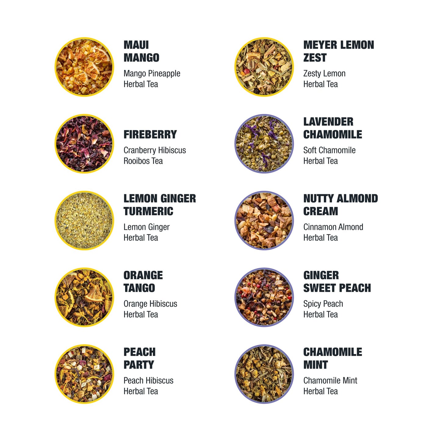 Tiesta Tea Discovery Tea Sampler Set, 20 Loose Leaf Blends, Hot & Iced Tea, 20 Pouches, Up to 200 Cups