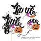 1 Pcs Little Boo Cake Topper Glitter Baby Boo Ghost Pumpkin Cat Halloween Cake Pick Spooky Baby Shower Cake Decoration For Hallo