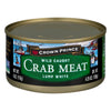 Crown Prince Lump White Crab Meat, 6 Ounce Cans, Pack of 12