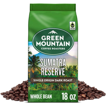 Green Mountain Coffee Roasters Sumatra Reserve, Whole Bean Coffee, Bagged 18 Oz