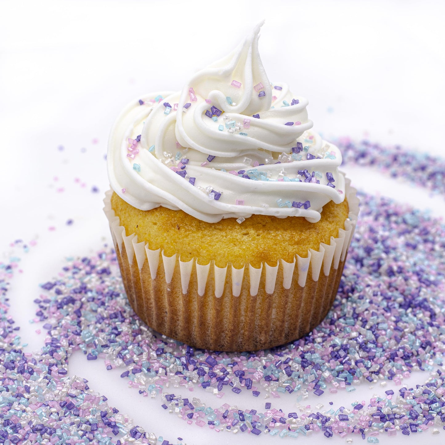 Bakerpan Pearlized Sugar Sprinkles For Baking - 5 Ounce - Sparkling Pastel Decorating Sugar Crystals For Cookies, Cake Pops, Ice