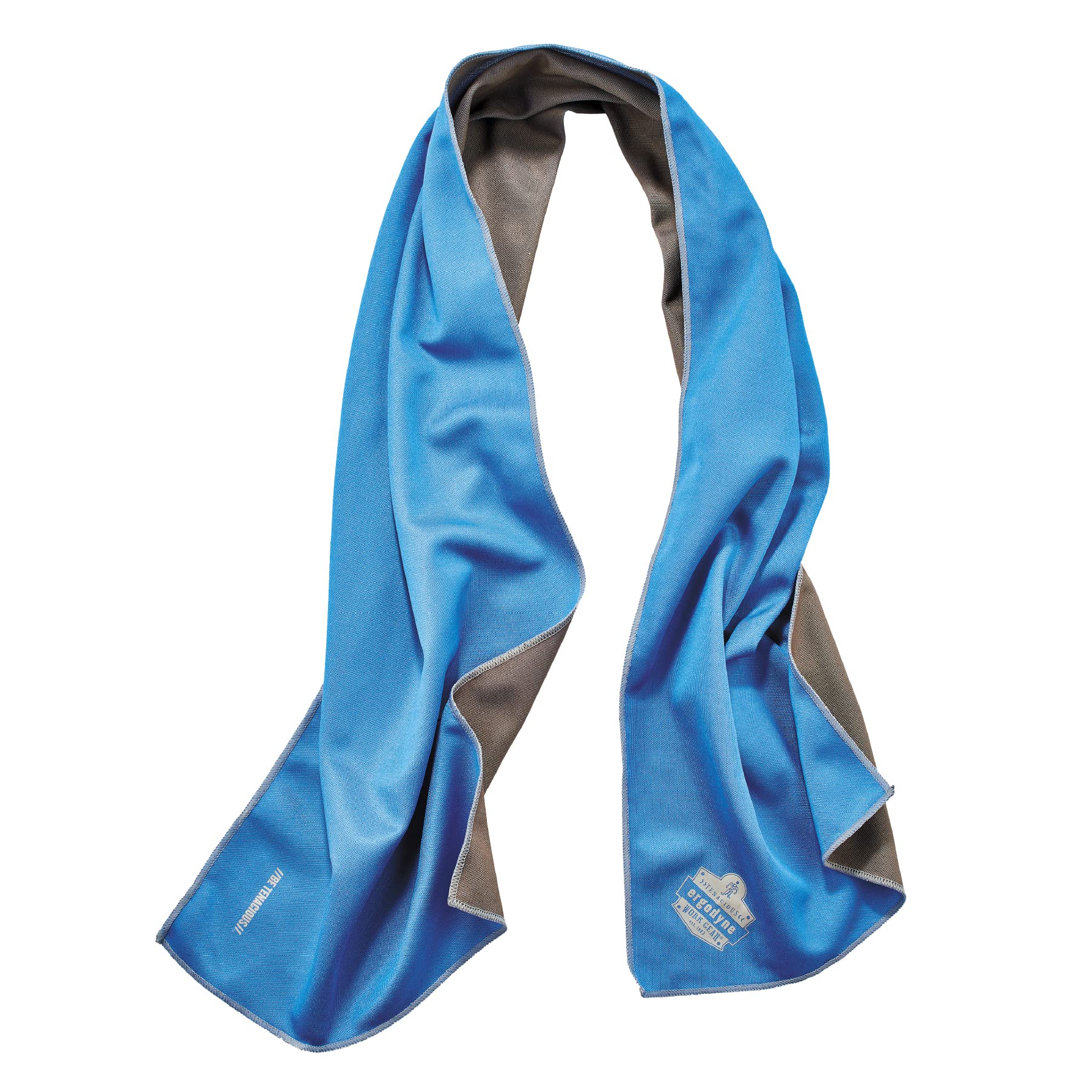 Ergodyne Chill Its 6602Mf Cooling Towel, Soft Microfiber Material, Upf 50+,Blue,41'' X 9.84''