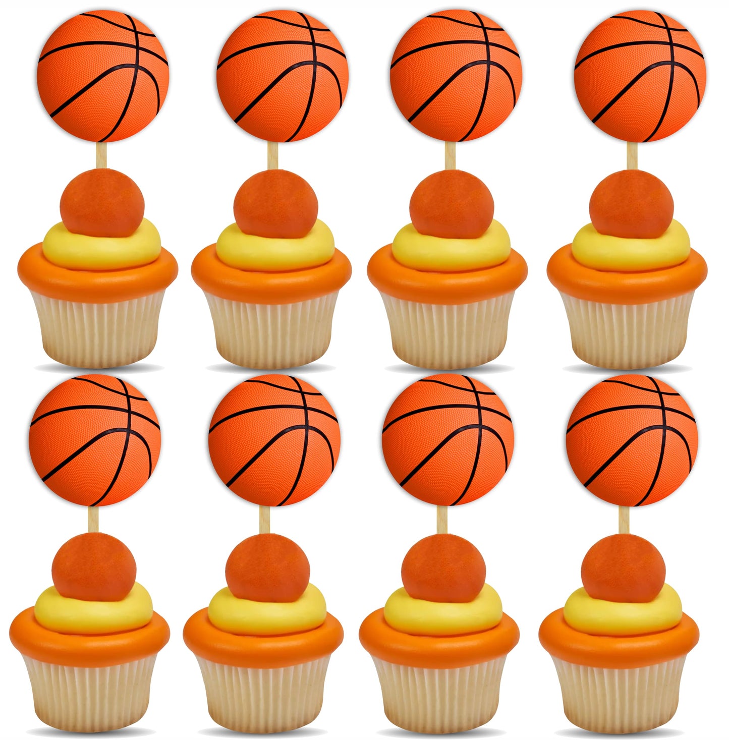 Seyal Basketball Cupcake Topper