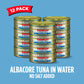 Starkist Selects No Salt Added Chunk White Albacore Tuna In Water, 4.5 Oz (12 Pack) Canned Tuna Fish, Wild Caught, Gluten Free, Ready To Eat, Perfect For Salads, Keto Meals & Snacks, 30G Protein