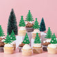 24 Pcs Christmas Tree Cupcake Toppers With Star Green Glitter Christmas Tree Cupcake Picks For Merry Christmas Theme New Year Holiday Baby Shower Kids Birthday Party Cake Decorations Supplies