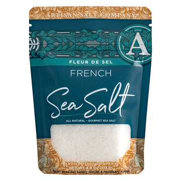 SaltWorks Fleur de Sel, Sea Salt, 4 Ounce