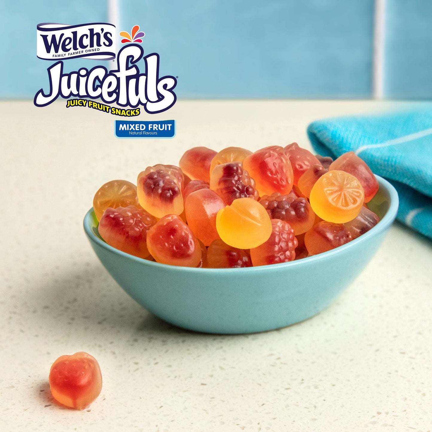Welch'S Juicefuls Juicy Fruit Snacks, Mixed Fruit, Berry Blast & Island Splash Fruit Gushers Variety Pack, Great For School Lunc