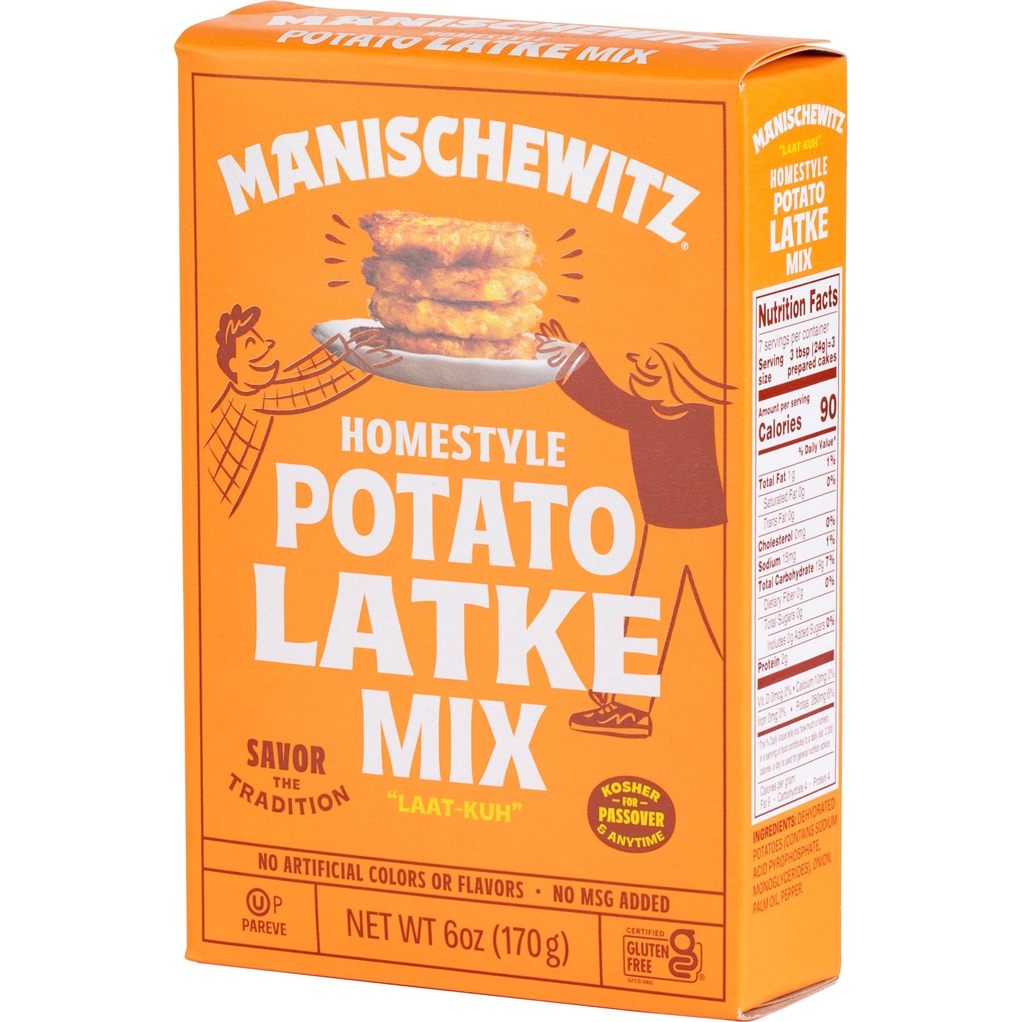 Manischewitz Potato Latke Mix, Home-style, 6 oz