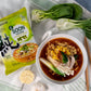 Nongshim Gourmet Soon Veggie Ramyun Vegan 4 pack, Mild Spicy, Dried Vegetable Flakes, Ramyun Noodles with Soup Mix