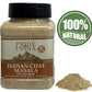 Pride Of India Chat Masala Seasoning Spice - 10.58oz Medium Dual Sifter Jar - Preservative Free - Delhi Style