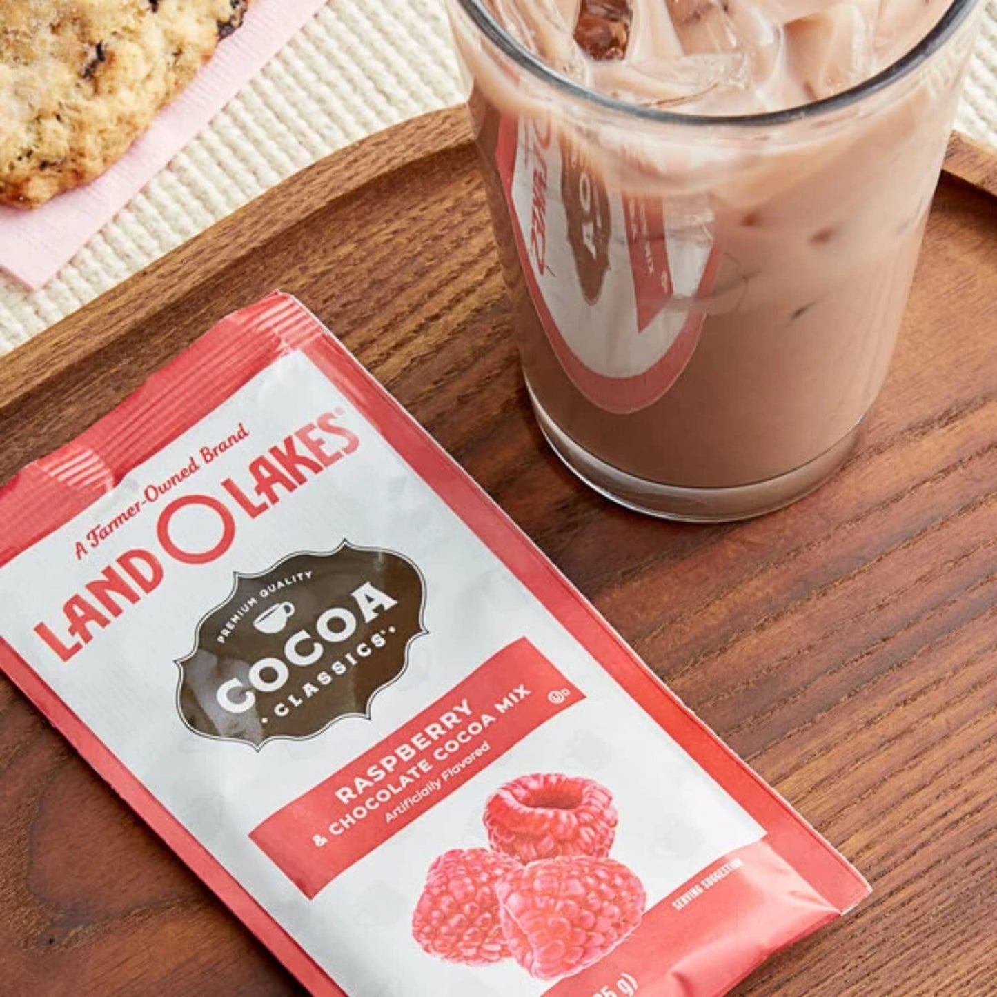 Land O Lakes Cocoa Classics Chocolate And Raspberry, 1.25-Ounce Packages (Pack Of 72)