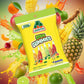 Jarritos Sour Gummies Candy - 4 Pack of Mexican Candies with Natural Flavors - 2 Sour & 2 Original Bags - 6 Fruity Flavors - Tan