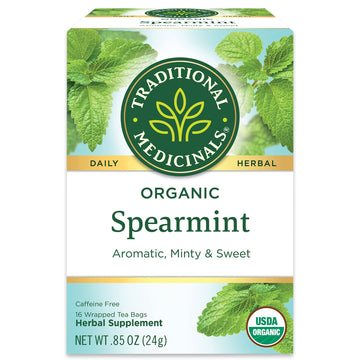 Organic Spearmint Tea, 16 Bags