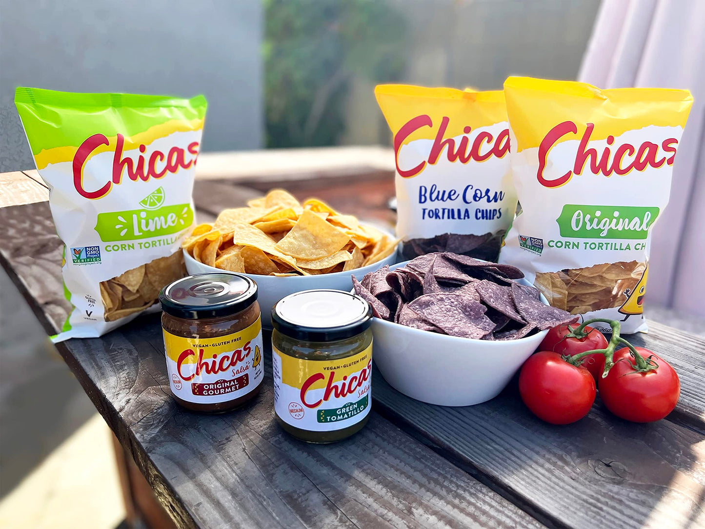Chicas Original Corn Tortilla Chips, Seasoned With Sea Salt & Hint Of Bright Citrus, No Cholesterol Or Trans Fat, Gluten Free & Vegan, 8-Ounce Bag (Pack Of 1)