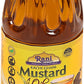 Rani Mustard Oil (Kachi Ghani) 6.76 Ounce (200ml) NON-GMO | Gluten Free | Vegan | 100% Natural | Kosher