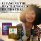 Blue Lotus Chai - Traditional Masala Chai - Makes 17 Cups - 0.5 Oz Pouch Masala Spiced Chai Powder With Organic Spices - Instant