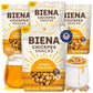 BIENA Chickpea Snacks - Crunchy Roasted - High Fiber Protein - 4-Pack, 5 Ounce Bags - Honey Roasted - Brown