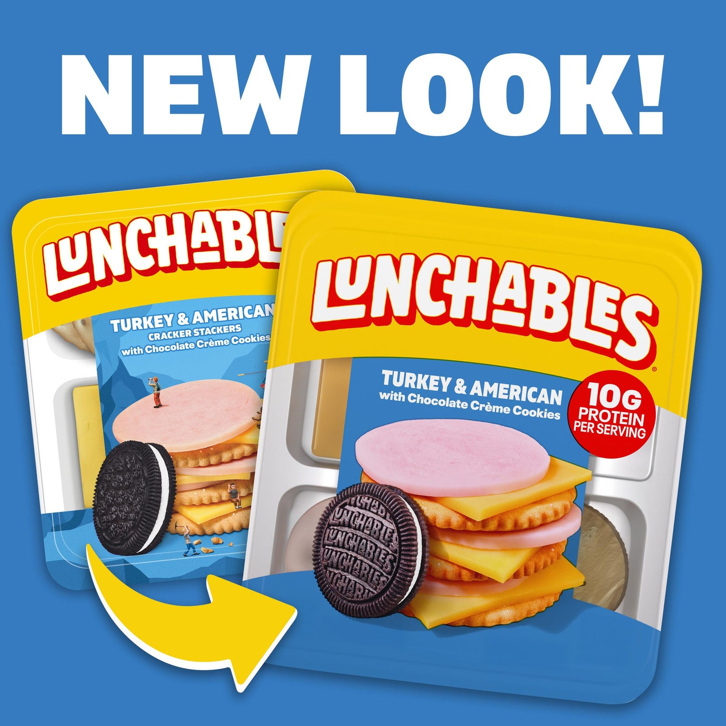 Lunchables Turkey & American with Chocolate Creme Cookies, 3.2 oz Pack