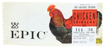 Epic Provisions Chicken Sriracha Bar, 1.3 Oz