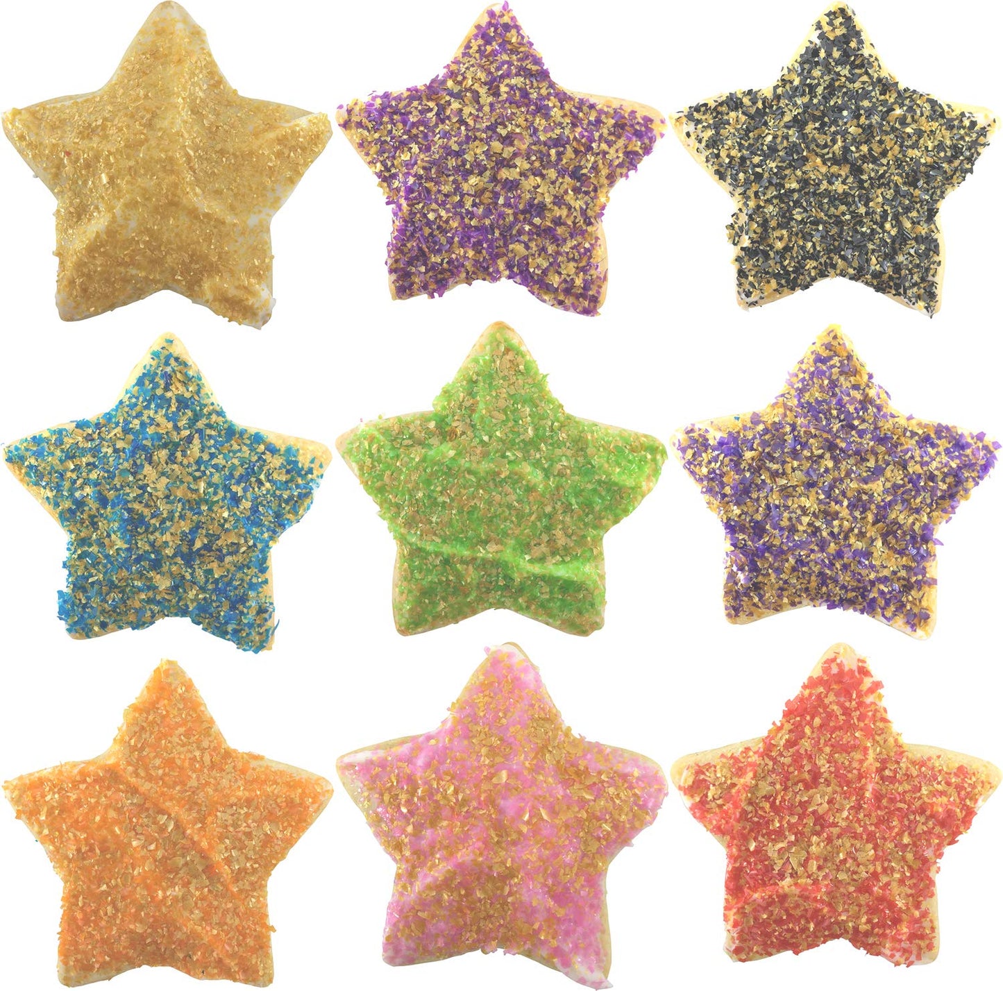 Hobbyland Edible Glittery Flakes (Amethyst Purple Glitter Flakes, 1/4 oz)
