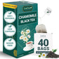 LeafLea Black Tea with Chamomile, Camomile Tea Bags, Natural Chamomile Flowers For Relaxation, Strong & Distinctive Black Tea, M