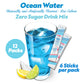 SINGLES TO GO! Sonic Singles Powdered Drink Mix, Ocean Water, 6 Sticks per Box, Pack of 12, 0.52 Ounce Each