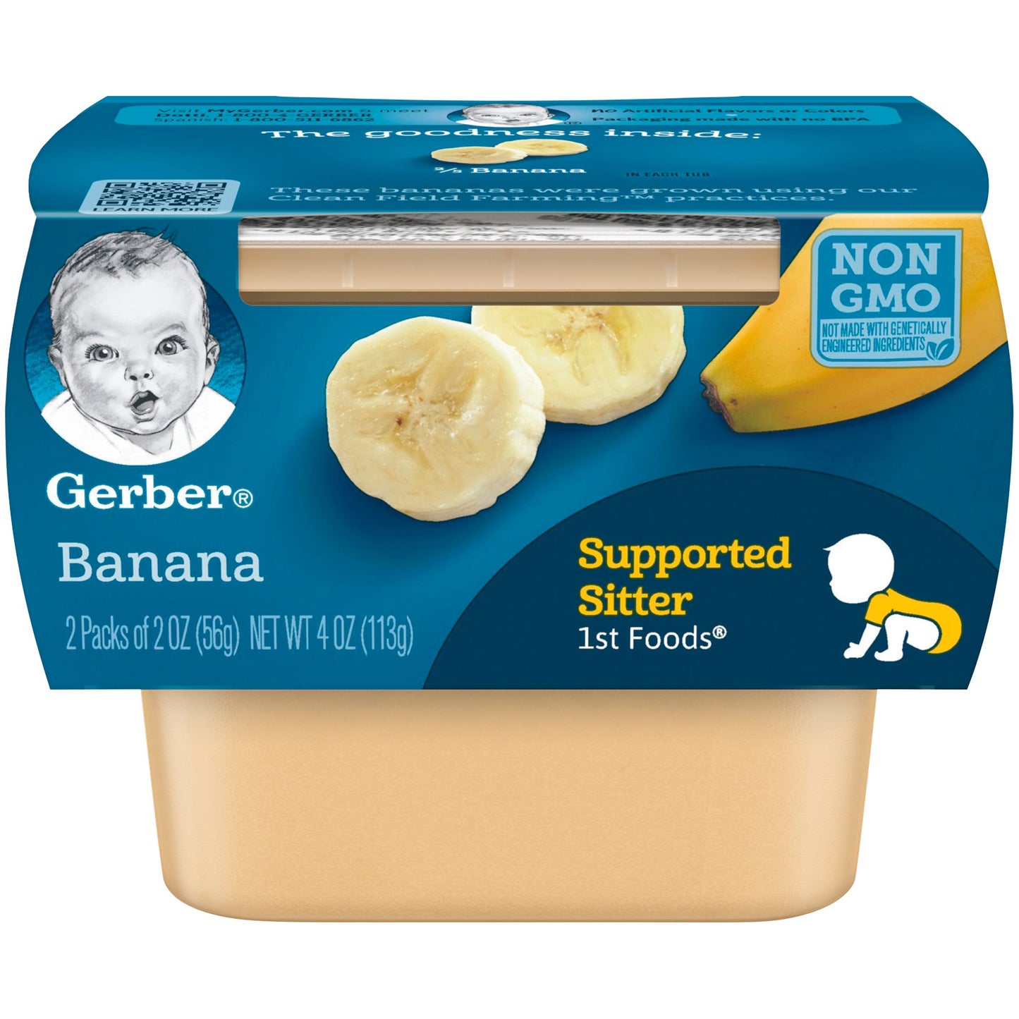 Gerber My 1St Veggies Starter Kit, Carrot, Green Bean & Sweet Potato Puree, 2 Ounce - 6 Count (Pack Of 2) And Gerber 1St Foods B