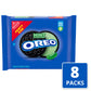 OREO Mint Creme Chocolate Sandwich Cookies, Party Size, 8 - 26.7 oz Packs