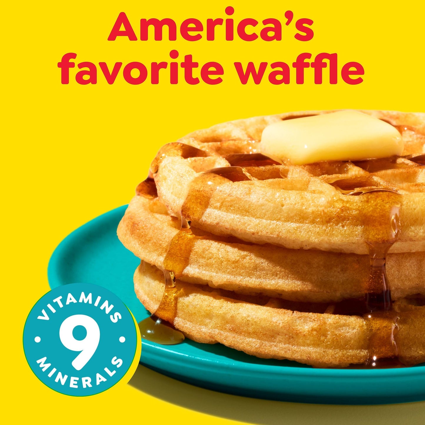 Eggo Frozen Waffles, Frozen Breakfast, Breakfast Food, Family Pack, Buttermilk, 29.6oz Box (24 Waffles)