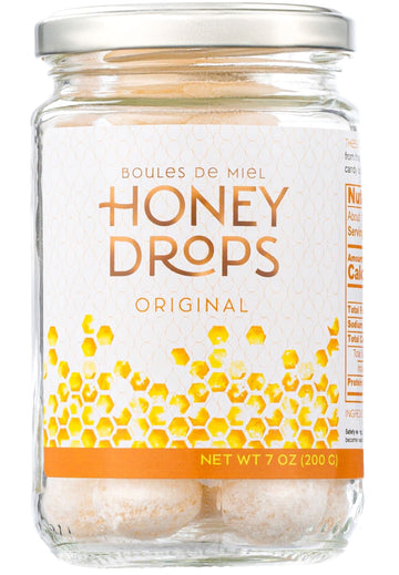 Gourmanity Honey Drops, Delectable Balls Of Hard Honey Candy With Surprise Honey Filling, Carefully Crafted With Natural Honey,