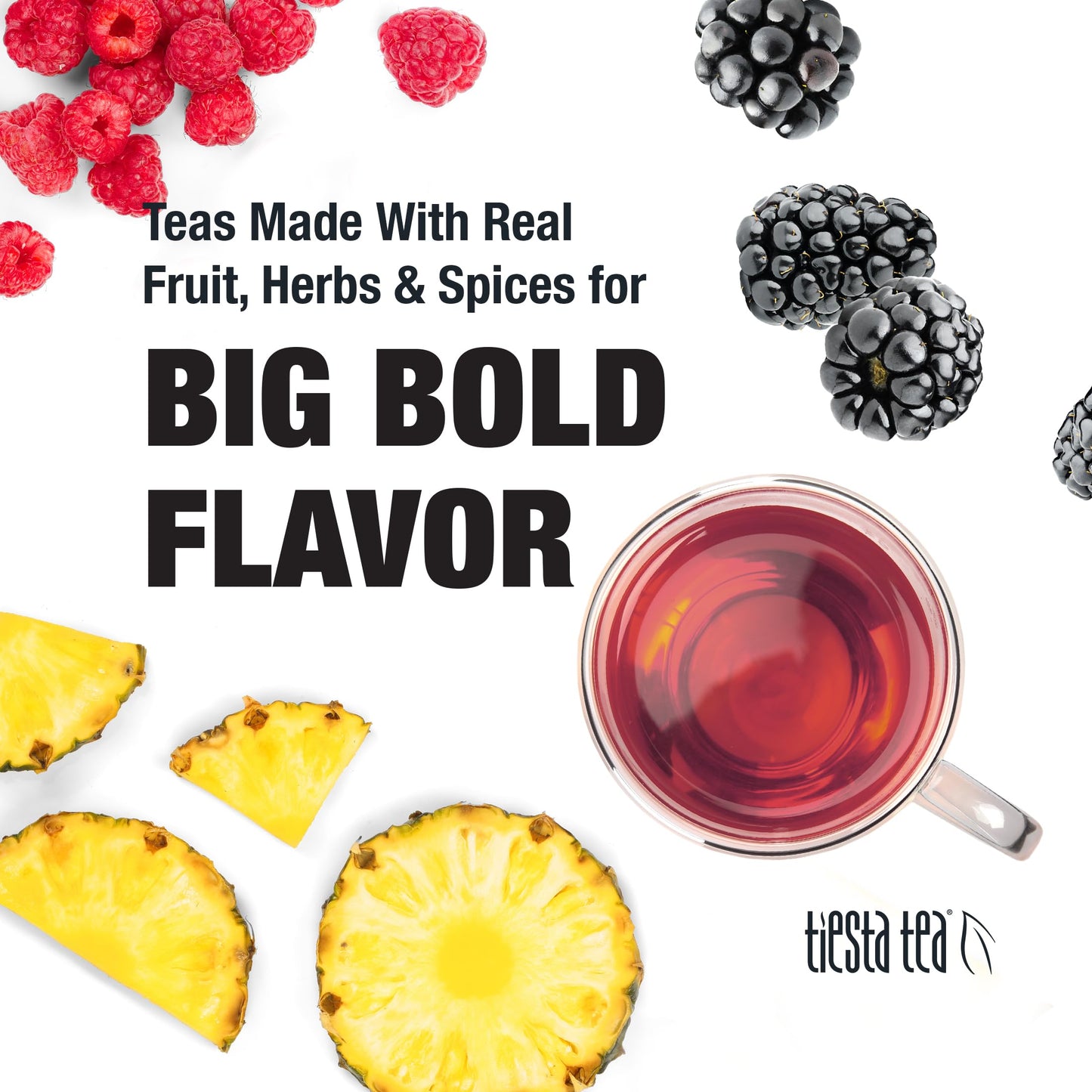 Tiesta Tea - Blackberry Bellini | Blackberry Citrus Green Tea | enhanced Loose Leaf Tea Blend | Medium Caffeinated Green Tea | Make Hot or Iced Tea & Brews Up to 50 Cups - 5 Ounce Refillable Tin