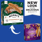 Nonnis Gingerbread Biscotti Holiday Cookies - 2 Boxes Gingerbread Cookies - Gingerbread Christmas Cookies w/Almonds & White Ici