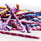 Sour Filled Candy Straws - 8 oz of Sour Tropical Punch Orange Cherry Grape Powder Candy Straws