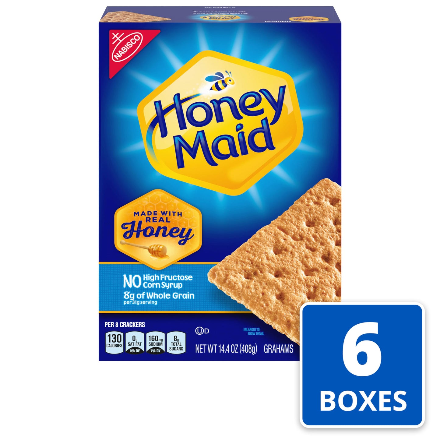 Honey Maid Graham Crackers, 6 - 14.4 Oz Boxes