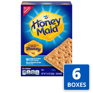 Honey Maid Graham Crackers, 6 - 14.4 Oz Boxes