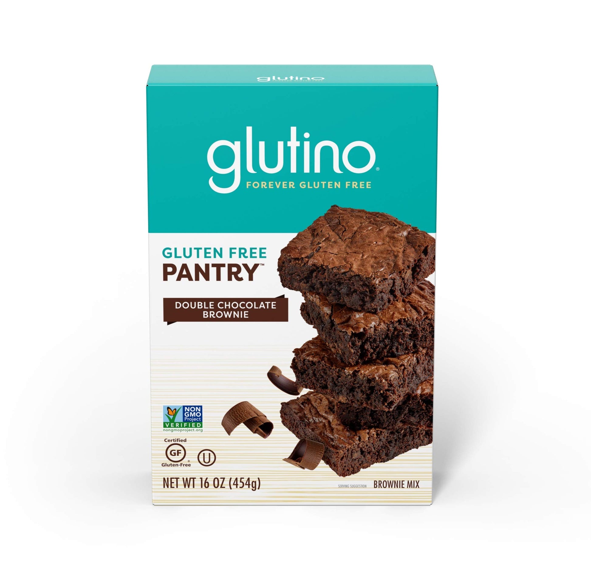 Gluten Free By Glutino Pantry, Brownie Mix, Delightful Dessert, Double Chocolate, 16 Ounce