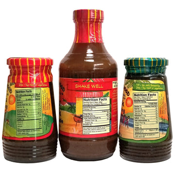 Walkerswood Jamaican Jerk Seasonings Mixed Pack - Hot & Spicy, Mild And Jerk Marinade