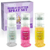 Edible Glitter Spray Set - 100% Edible Glitter for Cakes, Cupcakes, Cake Pops, Drinks, Chocolate, Strawberries, Cookies, Food Gr