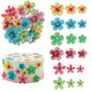 Gyufise 35Pcs Edible Flowers Cake Decorations Beautiful Flowers Cupcake Toppers Cake Toppers For Wedding Cake Birthday Party Food Decoration Mixed Size & Colour