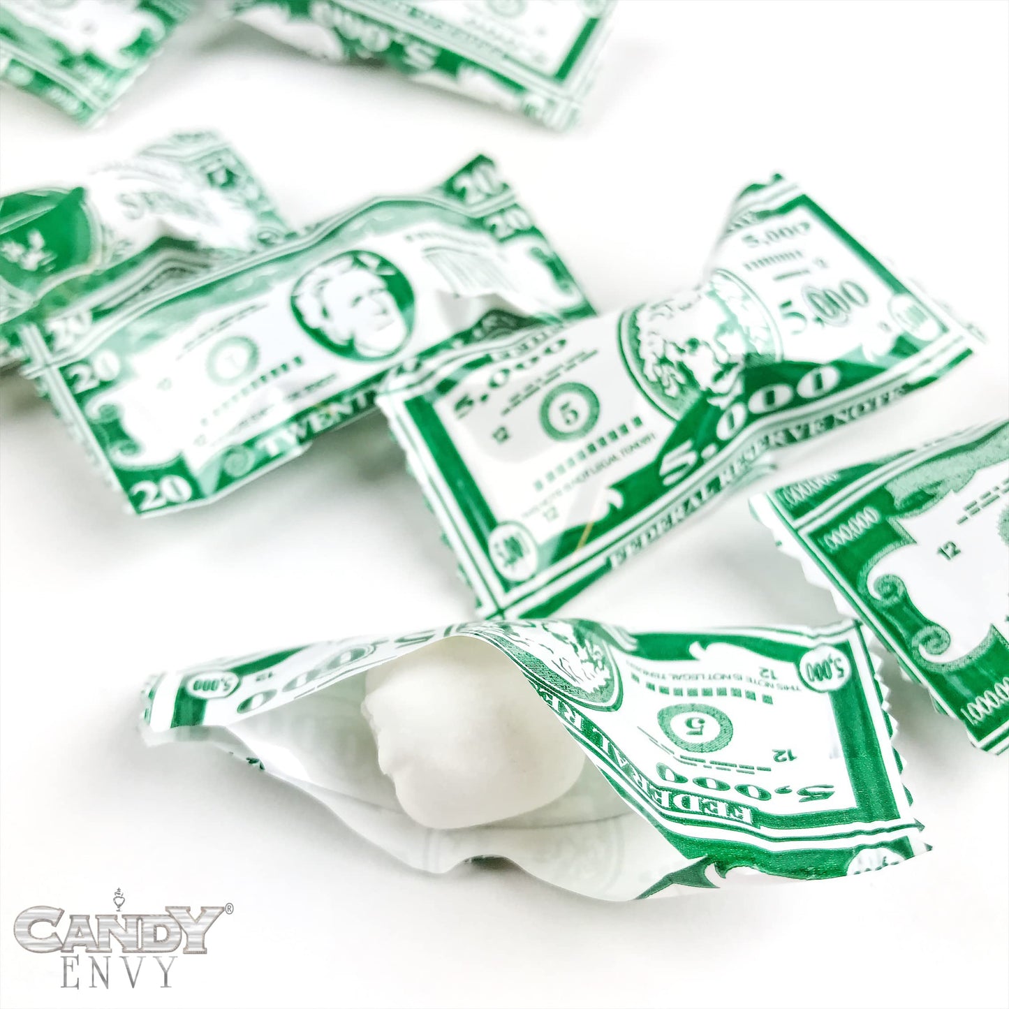 Candy Envy - Money Buttermints - 13 oz. Bag - Approximately 100 Individually Wrapped Mints