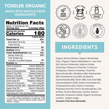 Else Nutrition Toddler Formula 12-36 Mo., Plant Based Toddler Nutritional Drink - Soy & Dairy Free, Lactose Free - Complete Baby Formula (12-36 Mo.), Protein Powder W/ 20+ Vitamins (22Oz, 4-Pack)