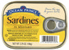 Ocean Prince Sardines In Mustard, 3.75 Ounce Cans (Pack Of 12)