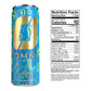 Steel dietary products OMNI Energy Drink - Island Gold, 12 Oz, Pack of 12, 200mg Caffeine, Sugar-Free, Low Calorie