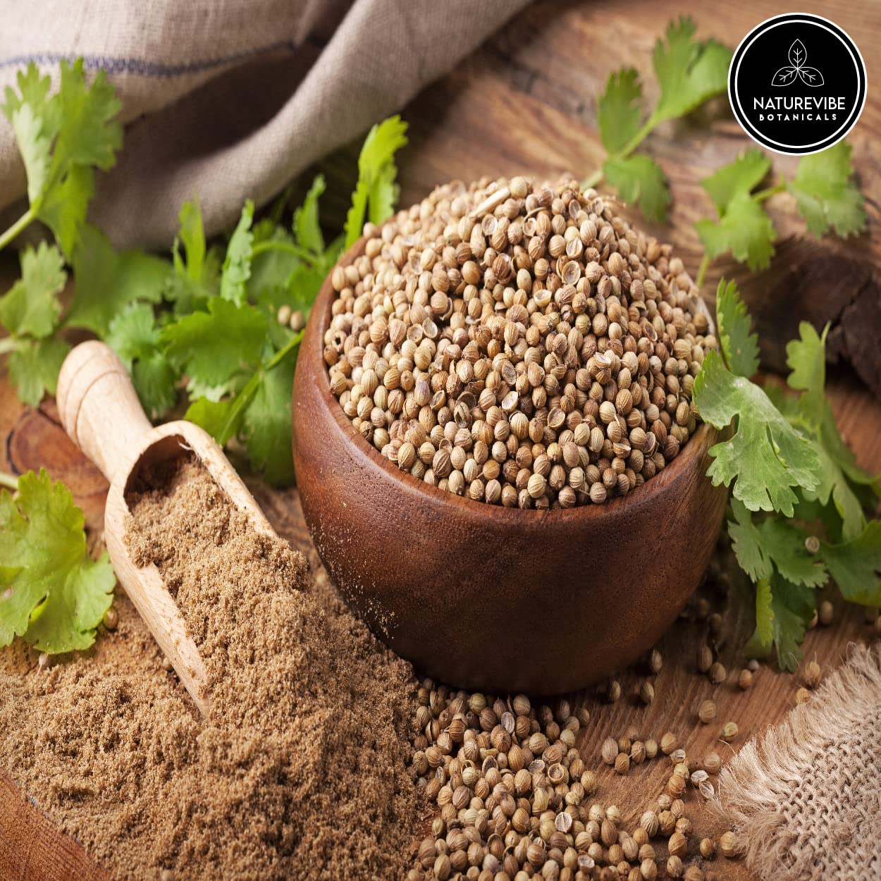 Naturevibe Botanicals Coriander Seed Powder - 5Lbs - Coriandrum Sativum | Raw, Gluten-Free & Non-Gmo | Rich Amount Of Minerals |