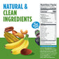 Blue Stripes - Trail Mix, Peanut Butter Banana, Cashews, Peanut Butter Chips, Healthy Snacks for Adults, Whole 70% Cacao, With U