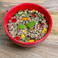 Food To Live Organic Tri-Color Quinoa, 20 Pounds - Non-Gmo, Blend Of White, Black, And Red Quinoa, Whole Grain, Non-Irradiated,
